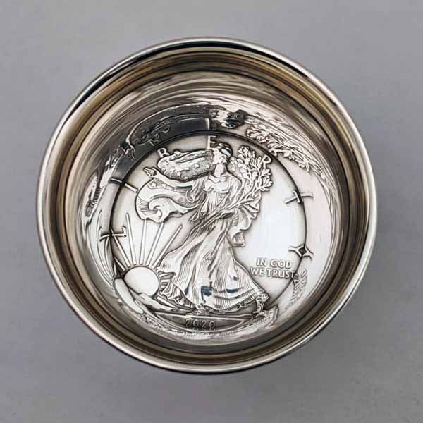 Silver Dollar Shot Glass (50SD) Inside