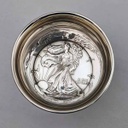 Silver Dollar Shot Glass (50SD) Inside