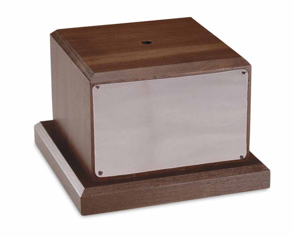 Wood Base - Square (Medium/Tall)